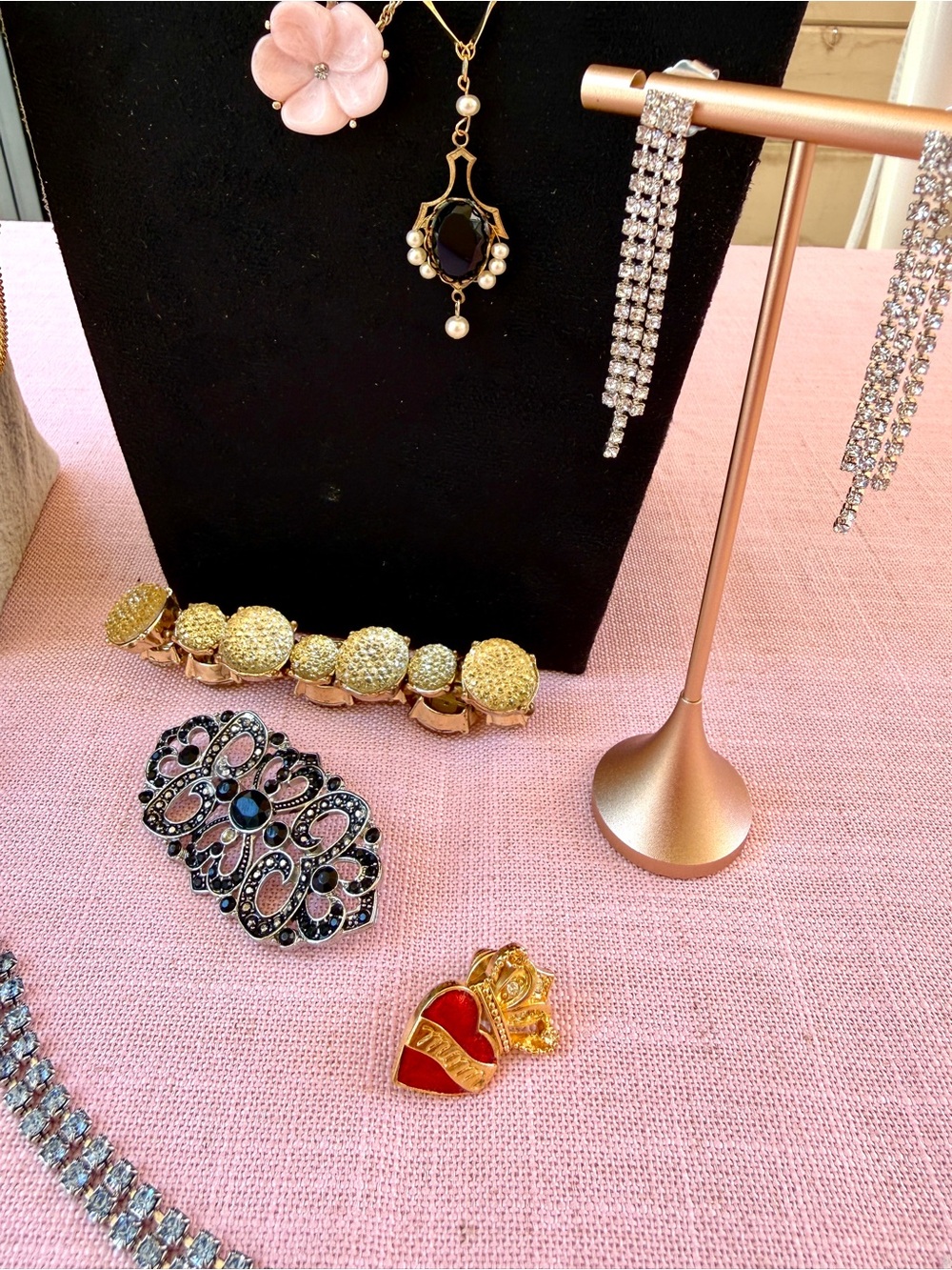 Vintage Jewelry lot 16 pieces|JOMAZ Avon Sarah Coventry|brooches Necklaces - Picture 8 of 16